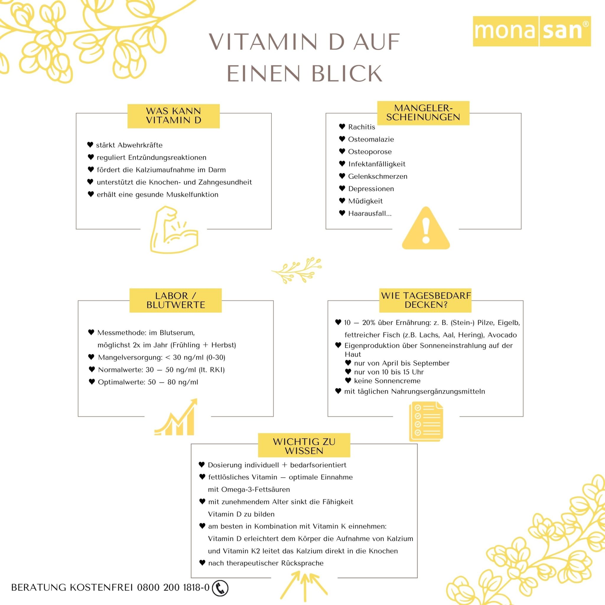Infografik Vitamin D