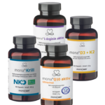 monasan Longevity Paket – Nahrungsergänzung mit Vitamin D3, K2, Omega-3 und Ubiquinol
