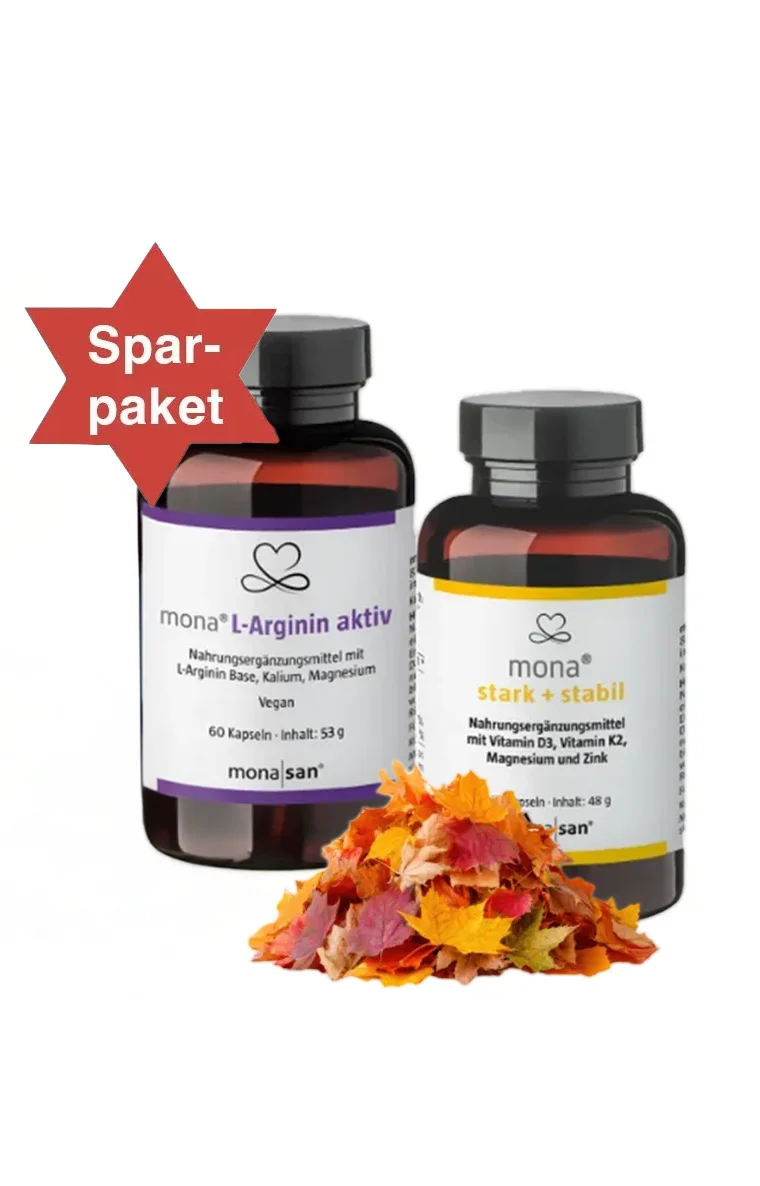 Abwehrkräfte Sparpaket*<p class="titel-zusatz">mona<sup>®</sup> stark + stabil, mona<sup>®</sup> L-Arginin aktiv</p>